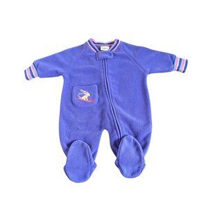 L.L. Bean Fleece Zip Footed Sleeper Size 3-6M